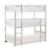 Galen (3) Triple Bunk Bed in White - B2053TTTW-1* image