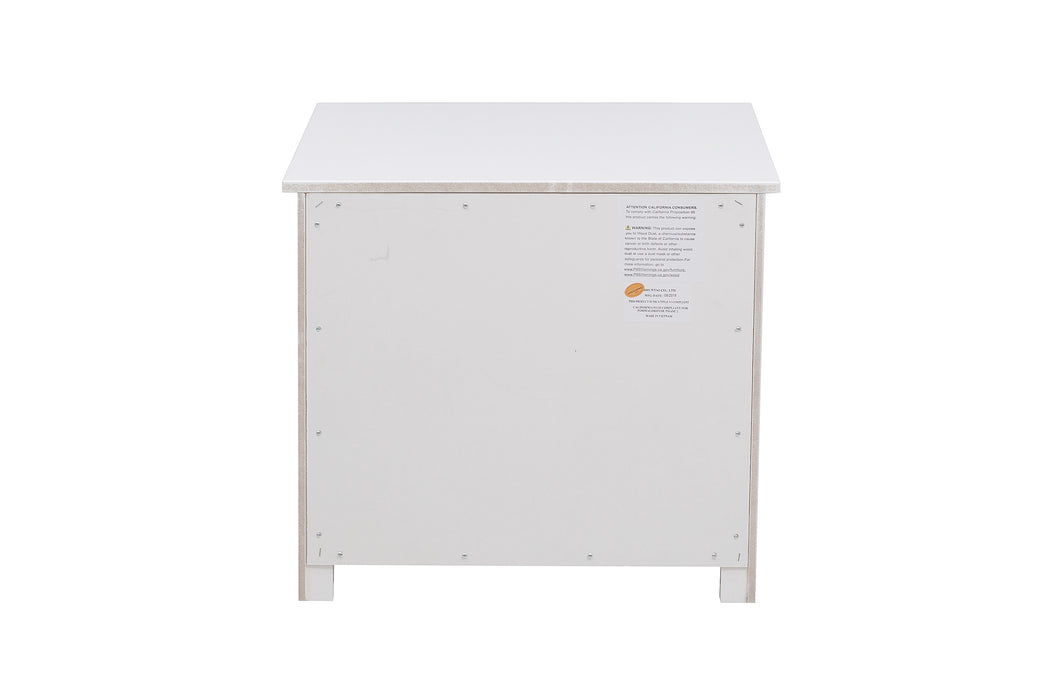 Galen Nightstand in White - B2053W-4