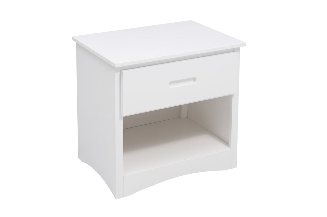 Galen Nightstand in White - B2053W-4