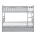 Orion (4) Twin/Twin Bunk Bed with Twin Trundle in Gray - B2063-1*R image