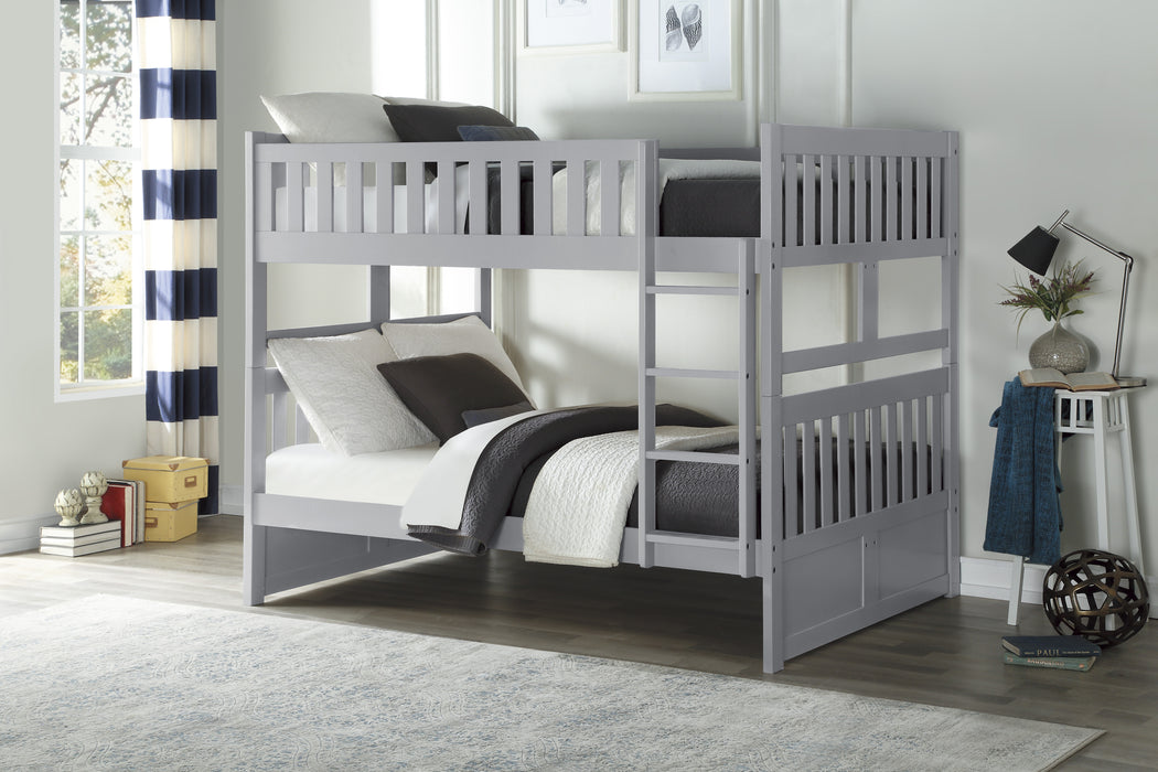 Orion (3) Full/Full Bunk Bed in Gray - B2063FF-1*