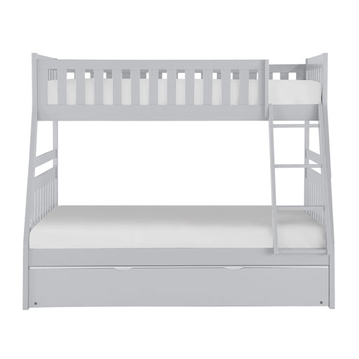 Orion (4) Twin/Full Bunk Bed with Twin Trundle in Gray - B2063TF-1*R image