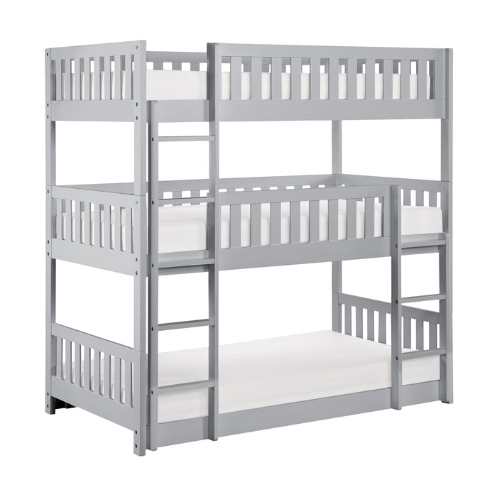 Orion (3) Triple Bunk Bed in Gray - B2063TTT-1* image