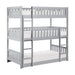 Orion (3) Triple Bunk Bed in Gray - B2063TTT-1* image