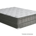 ALEKSA White, Gray 11" Euro Top Mattress, Cal.King image