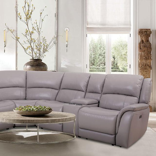 GORGIUS Power Sectional, Light Gray image