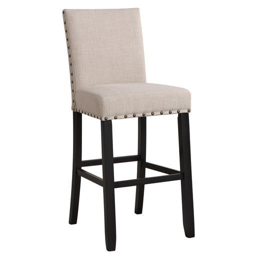 CRISPIN NATURAL BEIGE BAR CHAIR- (2/ Ctn) image