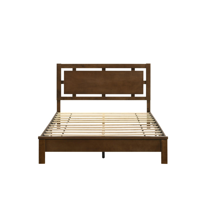 GEMINI 4/6 F PANEL BED-HB/FB/RAILS-NATURAL