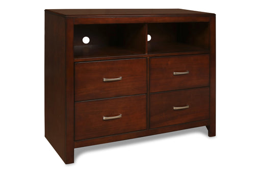 KENSINGTON MEDIA CHEST- BURNISHED CHERRY image