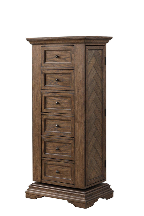 MAR VISTA SWIVEL LINGERIE CHEST W/MIRROR-WALNUT image