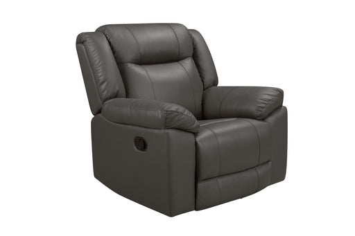 TAGGART LEATHER ROCKER RECLINER-GRAY image