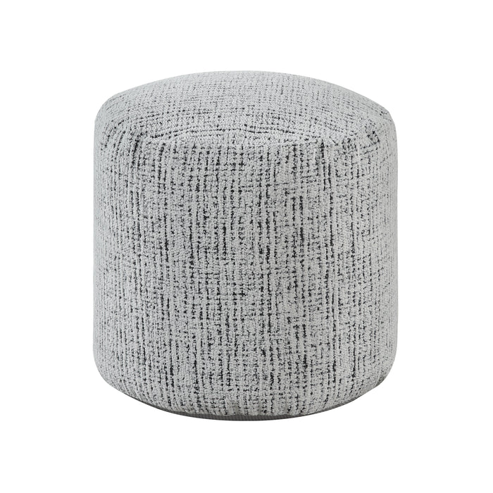 Aiken Pouf in Black/Multi/White - P31002 image