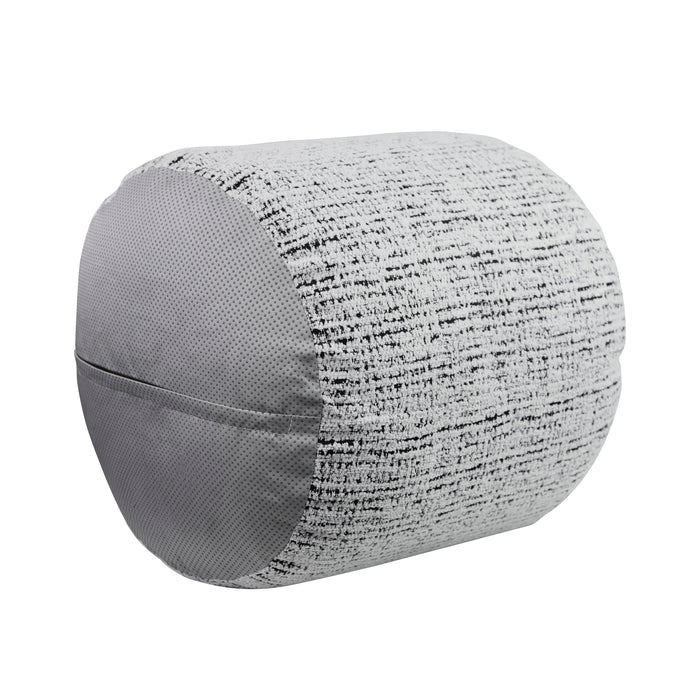 Aiken Pouf in Black/Multi/White - P31002