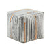 Poplar Pouf in Black/Multi/Orange - P31008 image