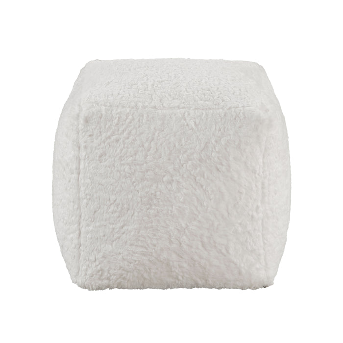 Celina Pouf in White - P31011