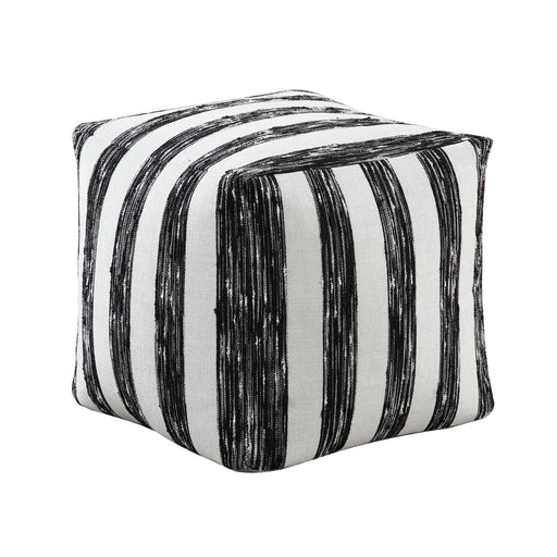 Avril Pouf in Black/White - P31015 image