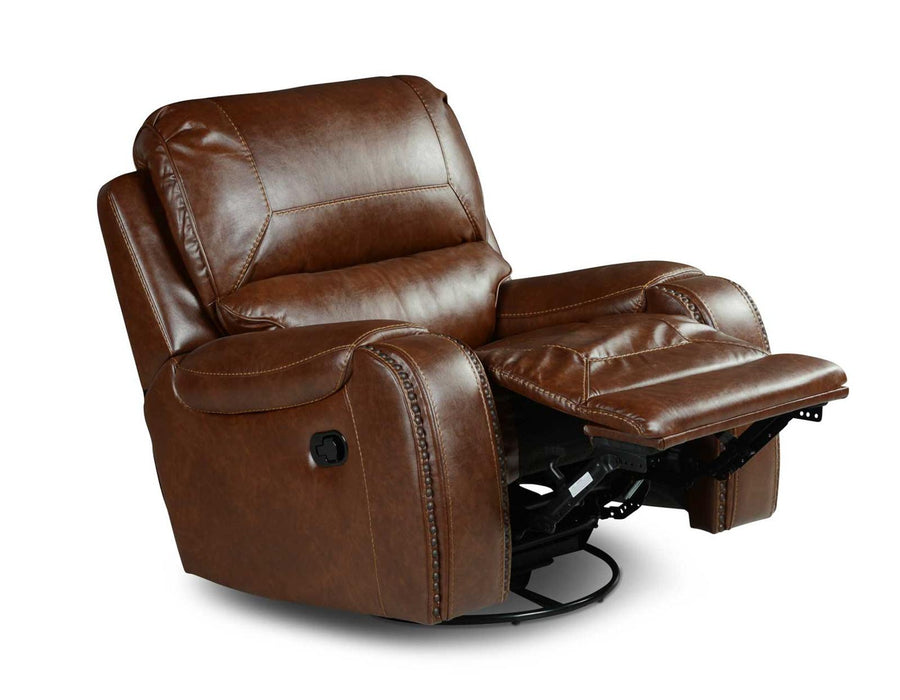 Steve Silver Keily Manual Glider Recliner in Brown