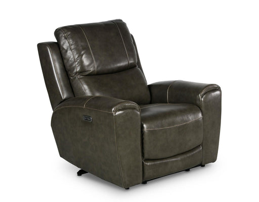 Steve Silver Laurel Leather Dual Power Recliner in Grey image