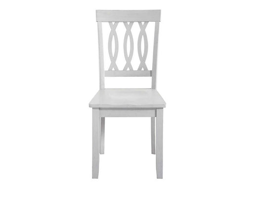 Steve Silver Naples Side Chair in Antiqued White (Set of 2) image