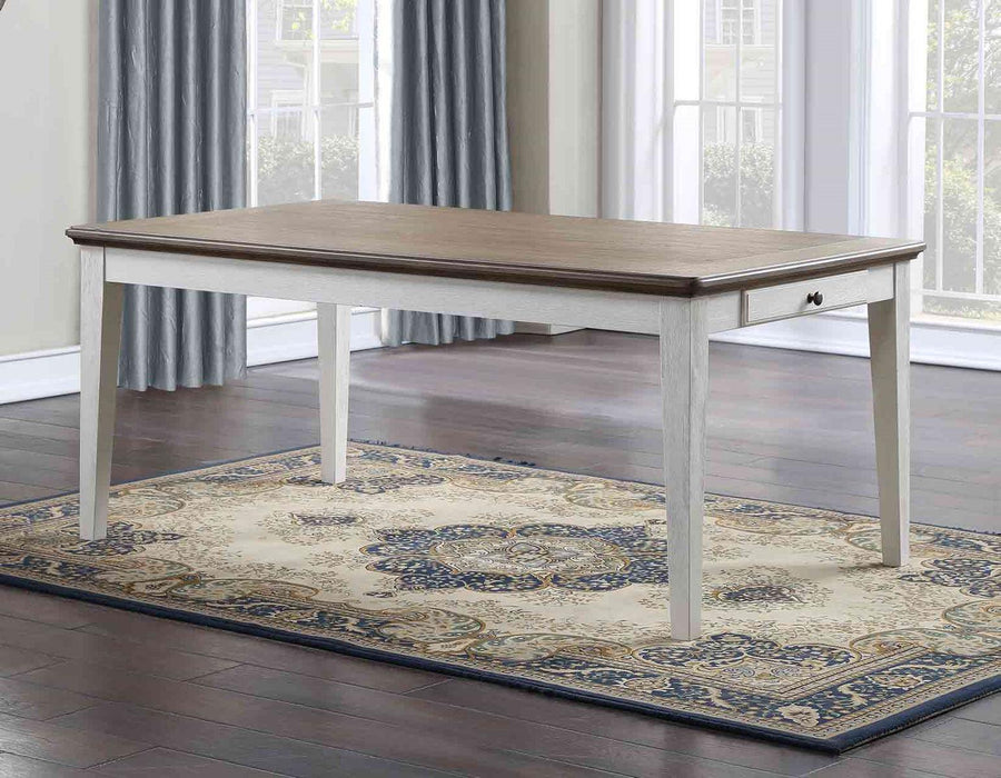 Steve Silver Pendleton Dining Table in Ivory