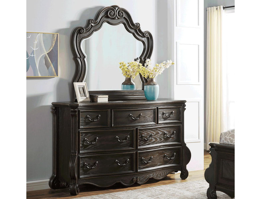 Steve Silver Rhapsody 7 Drawer Dresser in Molasses