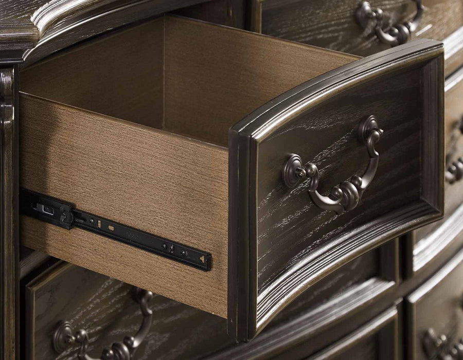 Steve Silver Rhapsody 7 Drawer Dresser in Molasses