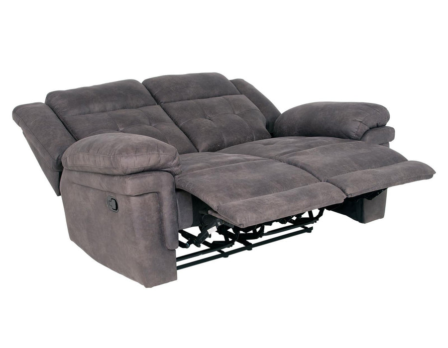 Steve Silver Anastasia Manual Reclining Loveseat in Grey