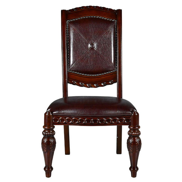 Steve Silver Antoinette Side Chair (Set of 2) in Rich Cherry