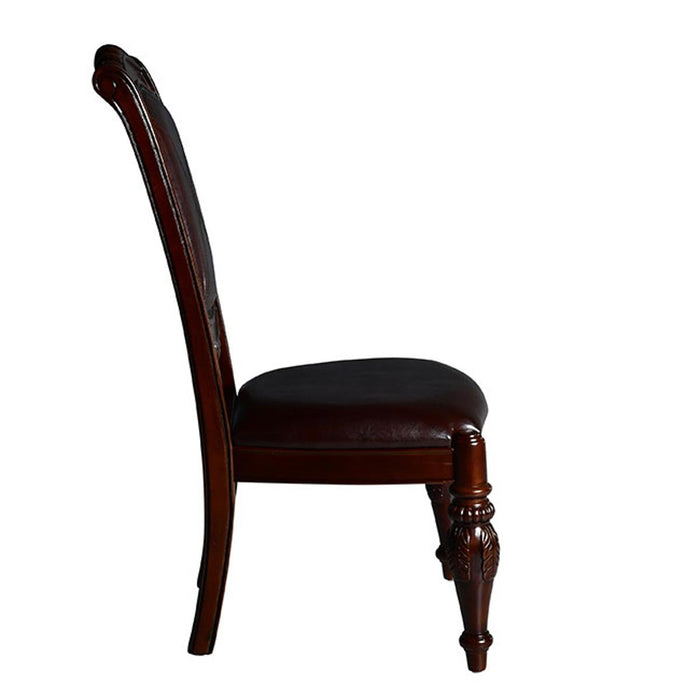 Steve Silver Antoinette Side Chair (Set of 2) in Rich Cherry