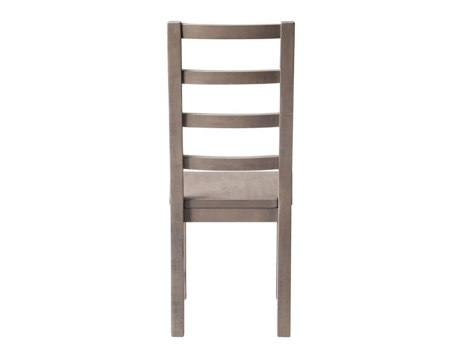 Steve Silver Auckland Reclaimed Wood Side Chair in Weathered Grey (Set of 2)