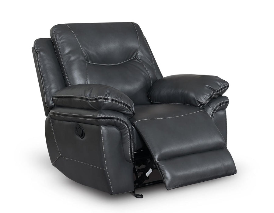 Steve Silver Isabella Manual Glider Recliner in Grey image