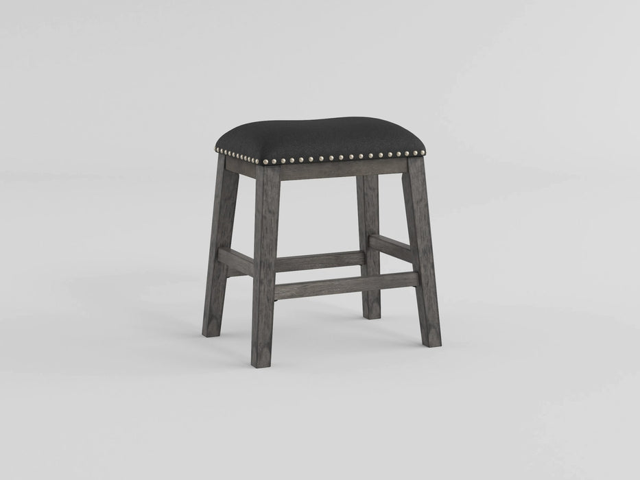 Timbre Counter Height Stool in Gray/Black - 5603-24