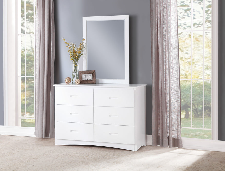 Galen Dresser in White - B2053W-5