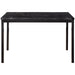 Tempe Dining Table, Faux Marble Top in Black - 2601BK-48 image