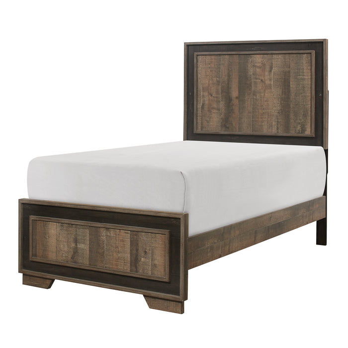 Ellendale Twin Bed in Brown/Gray - 1695T-1