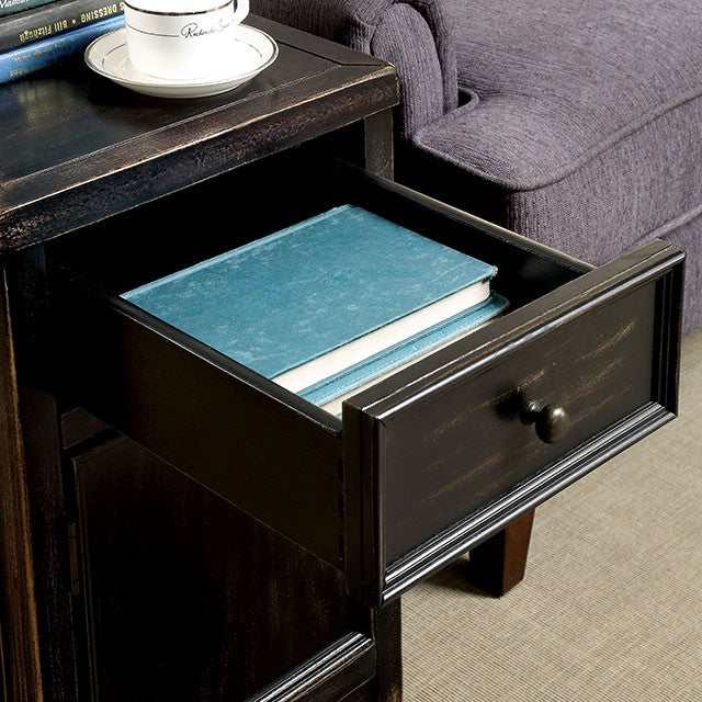 MEADOW Antique Black Side Table