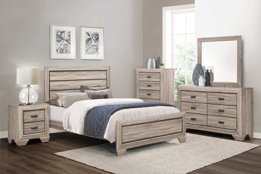 Beechnut Twin Bed in Natural/Brown/Black - 1904T-1