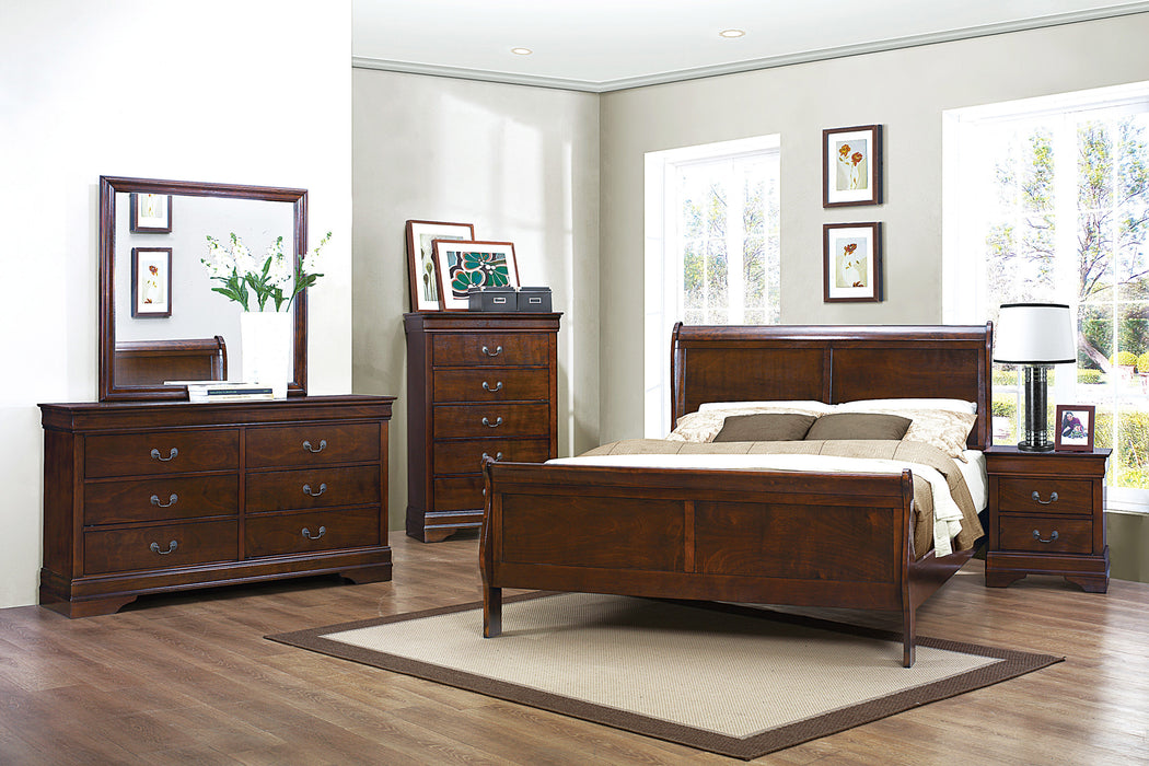 Mayville Full Bed in Cherry - 2147F-1