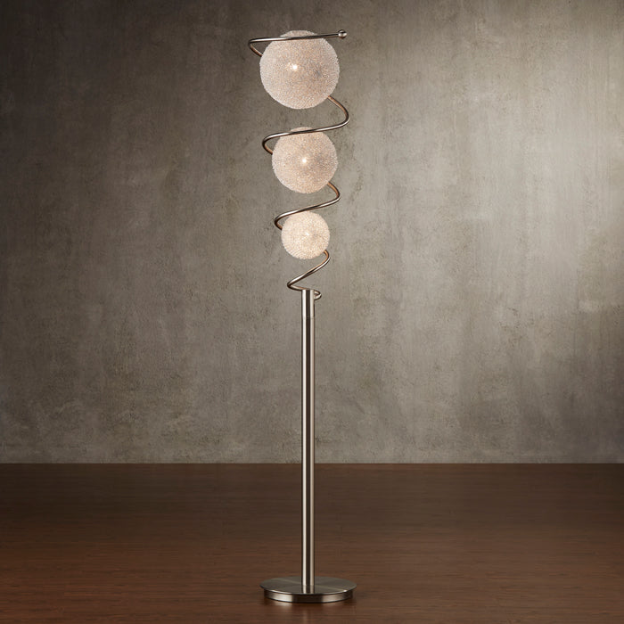 Diya Floor Lamp in Transparent/Gold/Silver/Champagne - H11297