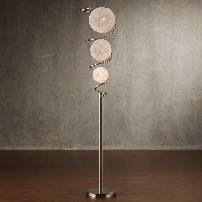 Diya Floor Lamp in Transparent/Gold/Silver/Champagne - H11297