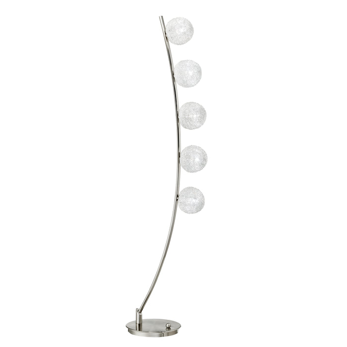 Inara Floor Lamp in Transparent/Gold/Silver/Champagne - H11303