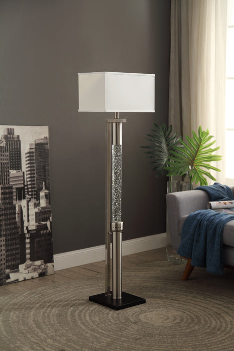 Noura Floor Lamp in Gold/Silver/Champagne/Transparent - H11760